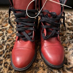 Stylish Red Women's Boots